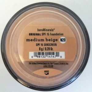 Bareminerals Original Medium Beige Escentuals Foundation N20 Full SIze